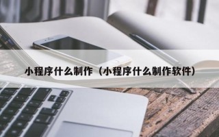 保定小程序什么制作（小程序什么制作软件）