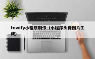 保定towify小程序制作（小程序头像图片生成）